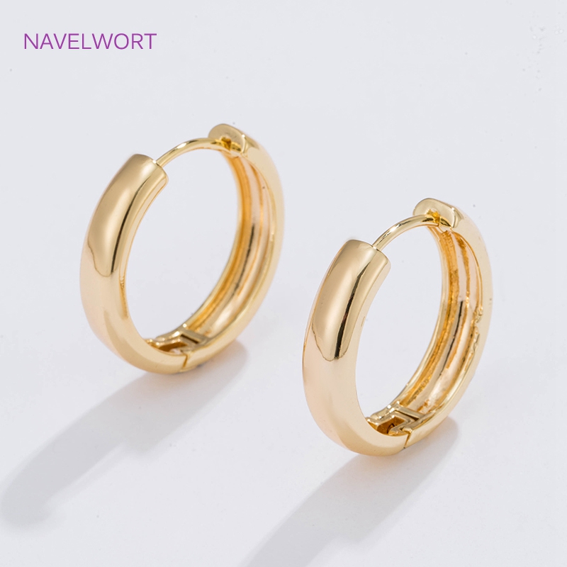 Jewelry Making Hobby - 6 Sizes Gold Plated Circle Hoop