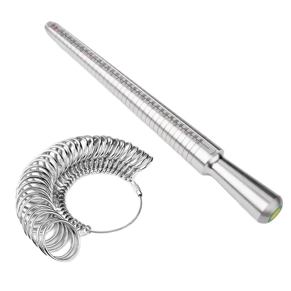 Jewelry Making Uk - Metal HK/US/JP/UK/EU Ring Sizer Mandrel Rings