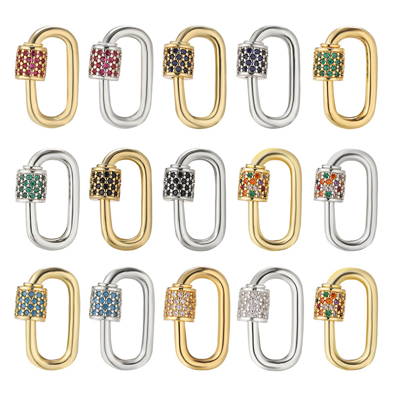 Jewelry Making Charms - Juya DIY Rainbow Charms Carabiner Fastener
