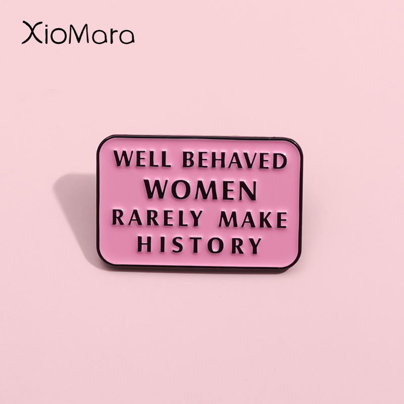 Feminist Pin Well Behaved Wome - огляд і ціна Jewelry Making The Well