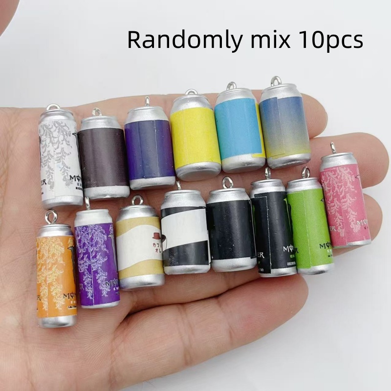 10Pcs Mini Simulation Beverage - огляд і ціна Jewelry Making Charms