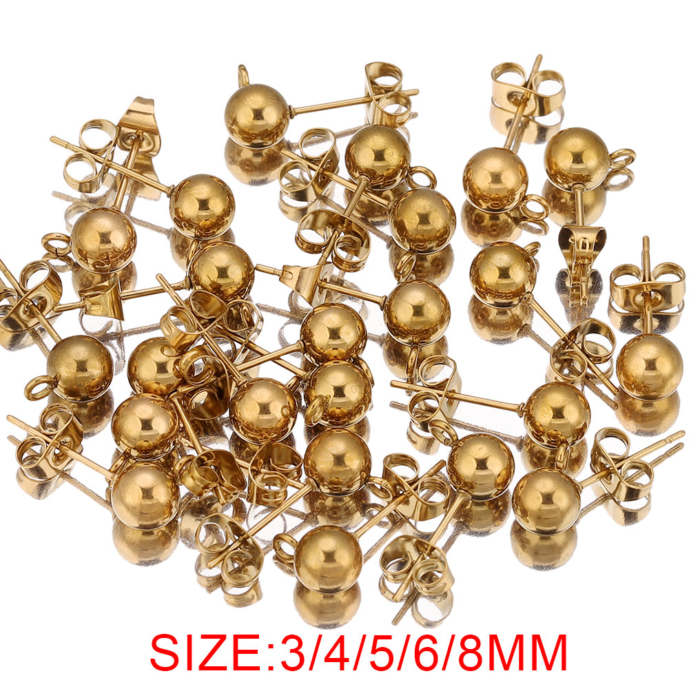 20pcs Stainless Steel 4 5 6 8m - огляд і ціна Jewelry Making Supplies Wholesale