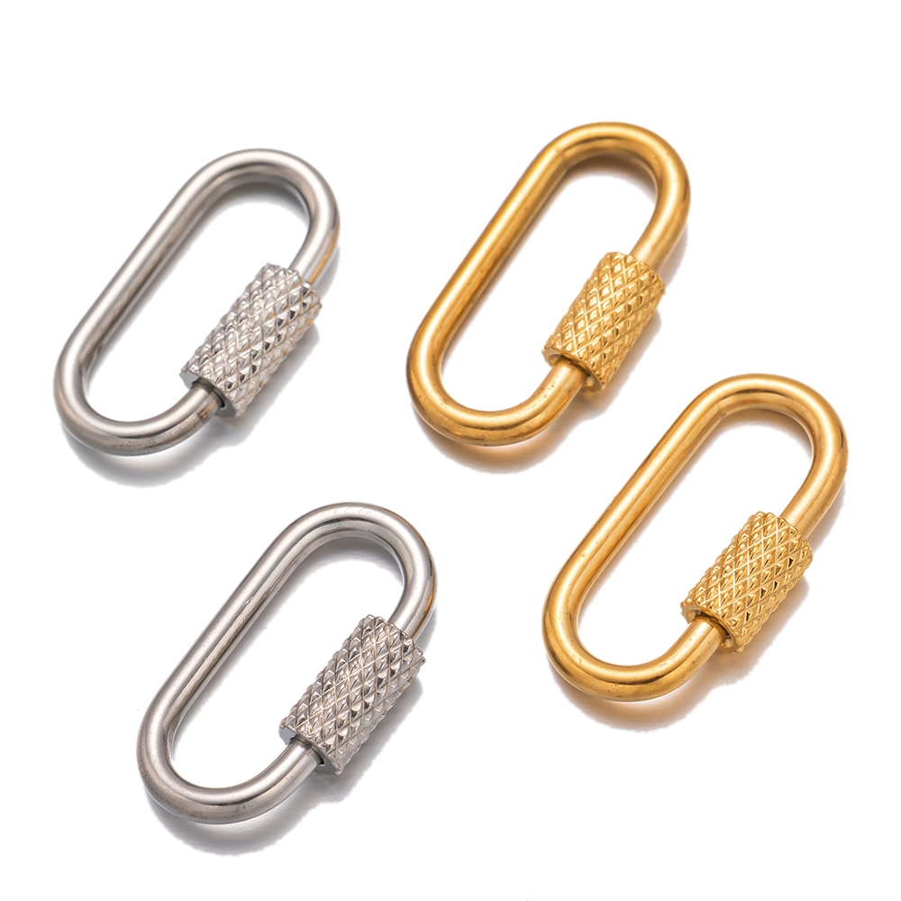 5pcs Stainless Steel Small Ova - огляд і ціна Jewelry Making Charms