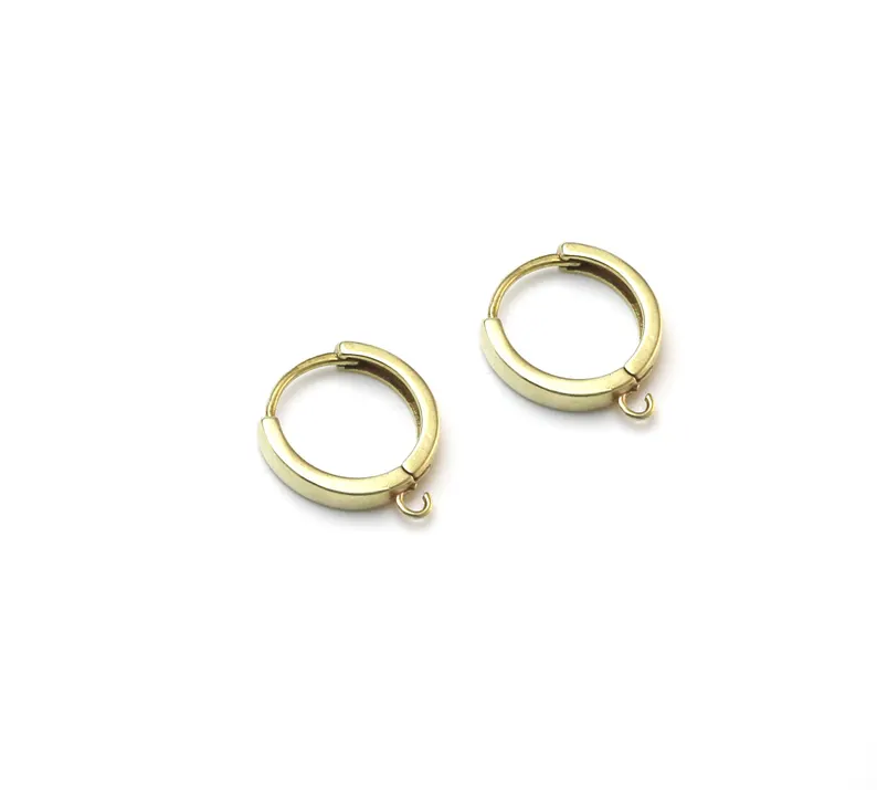 10pcs Brass Ear Hoops, Leverba - огляд і ціна Jewelry Making Hobby