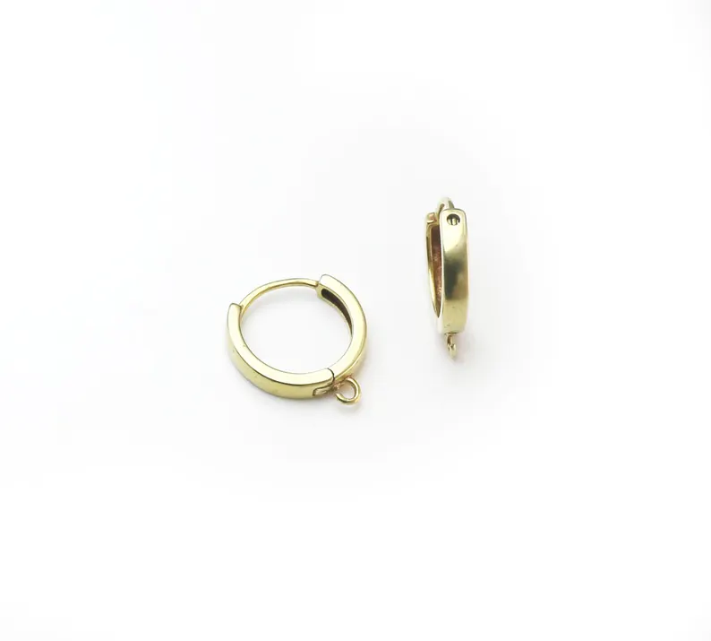 10pcs Brass Ear Hoops, Leverba - огляд і ціна Jewelry Making Hobby