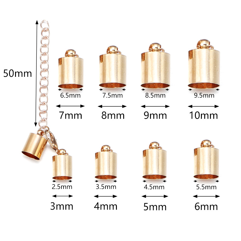 10Sets Leather Cord End Caps W - огляд і ціна Jewelry Making Kit For Adults