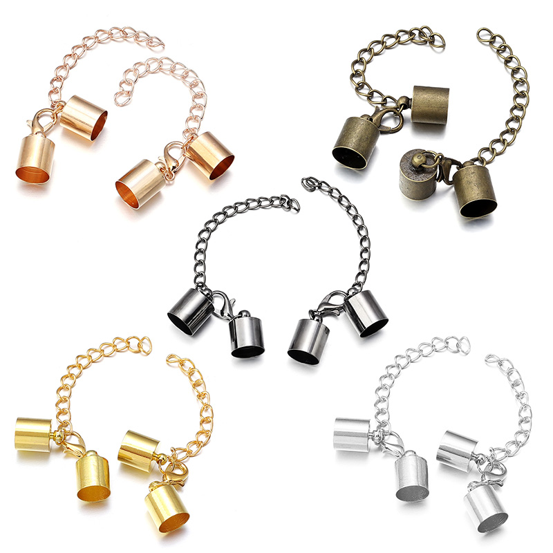 10Sets Leather Cord End Caps W - огляд і ціна Jewelry Making Kit For Adults