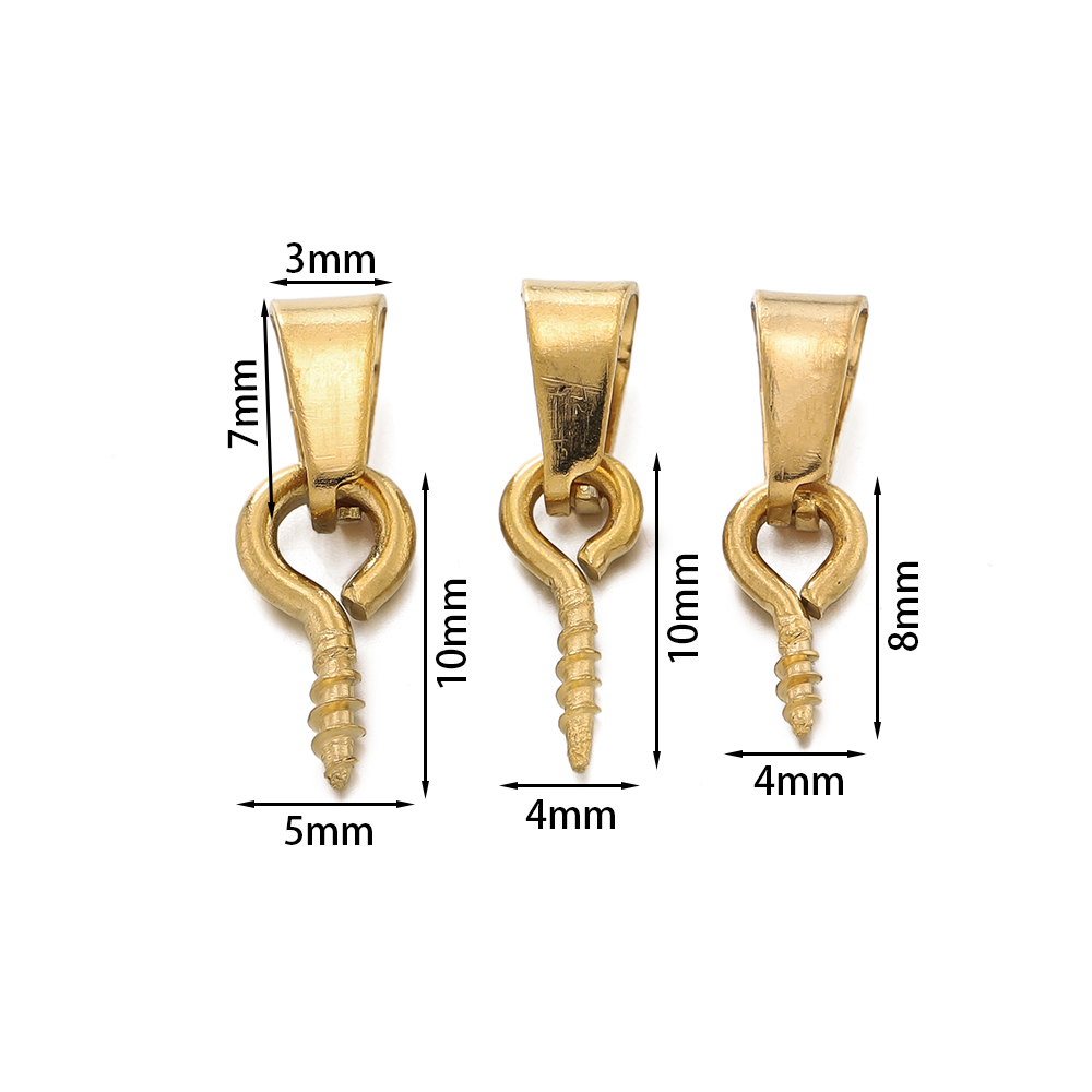20Sets Stainless Steel Bail Cl - огляд і ціна Jewelry Making Charms