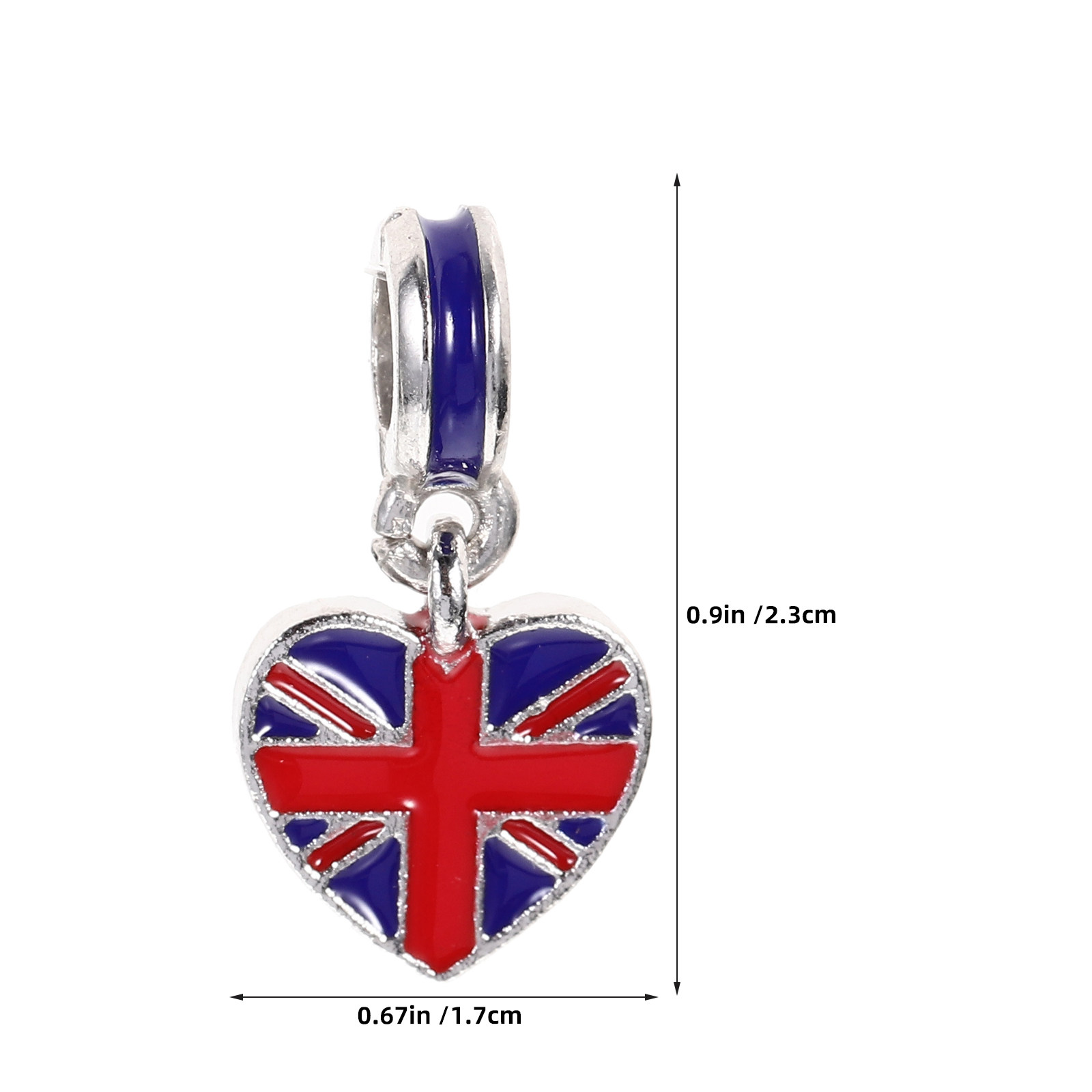 12Pcs Uk Flag Pendants Alloy D - огляд і ціна Jewelry Making Uk