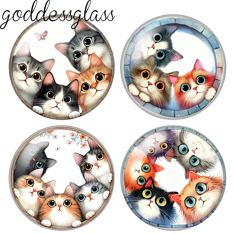 Cats forming a circle around t - огляд і ціна Jewelry Making The Well