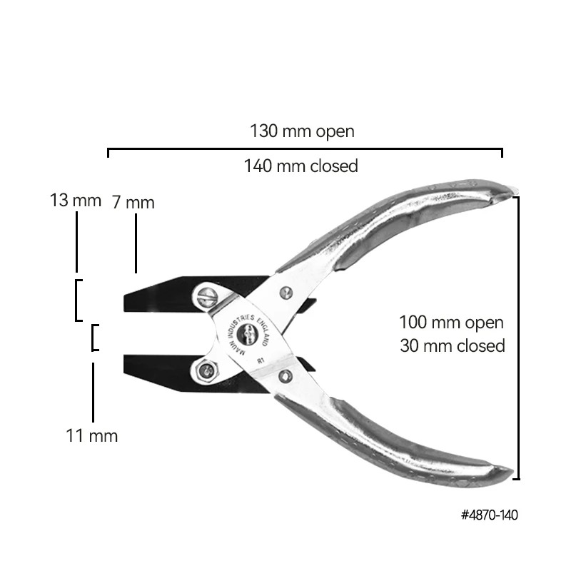UK MAUN 140mm Smooth Jaws Flat - огляд і ціна Jewelry Making Uk