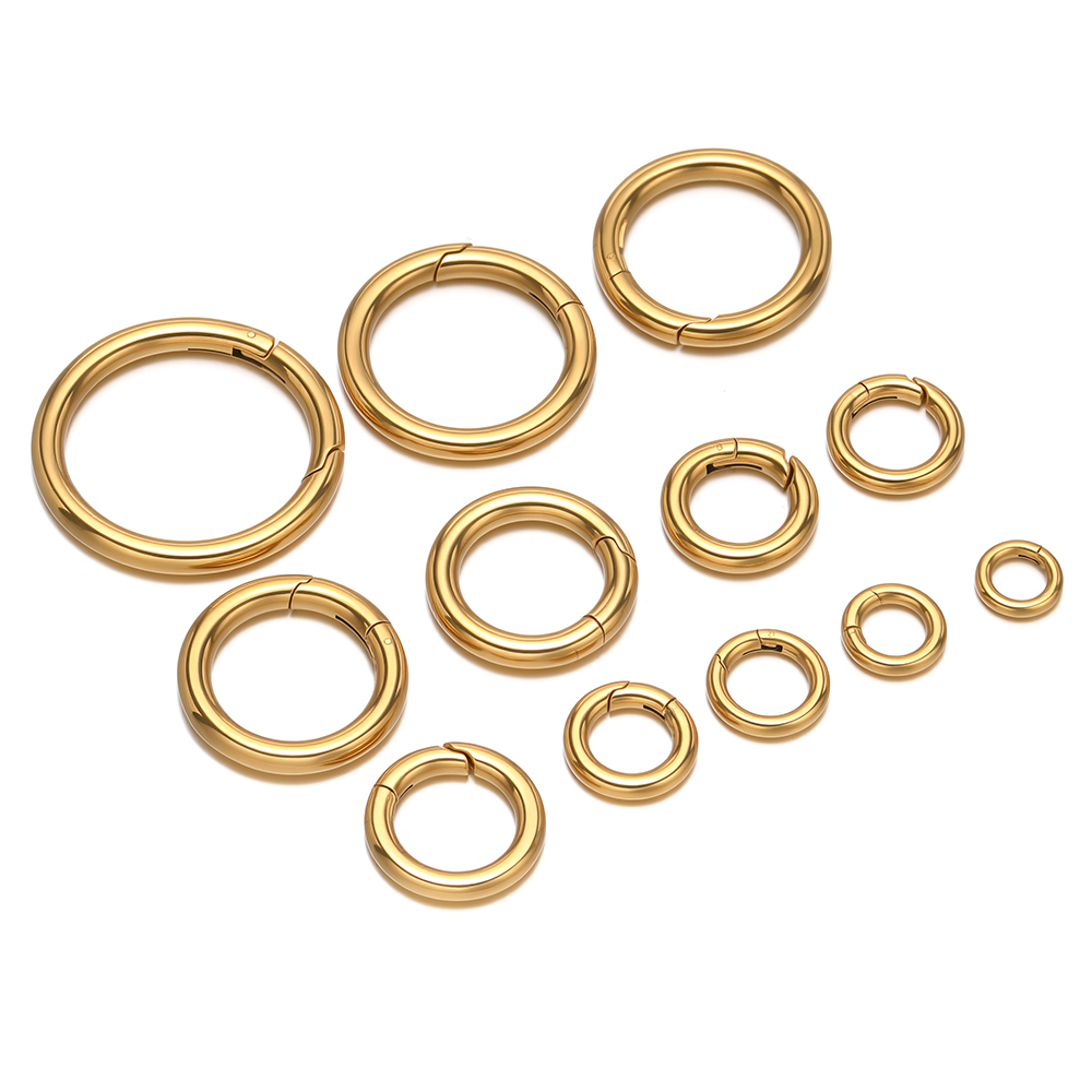 2Pcs/Lot Round Spring Clasps S - огляд і ціна Jewelry Making Kit For Adults