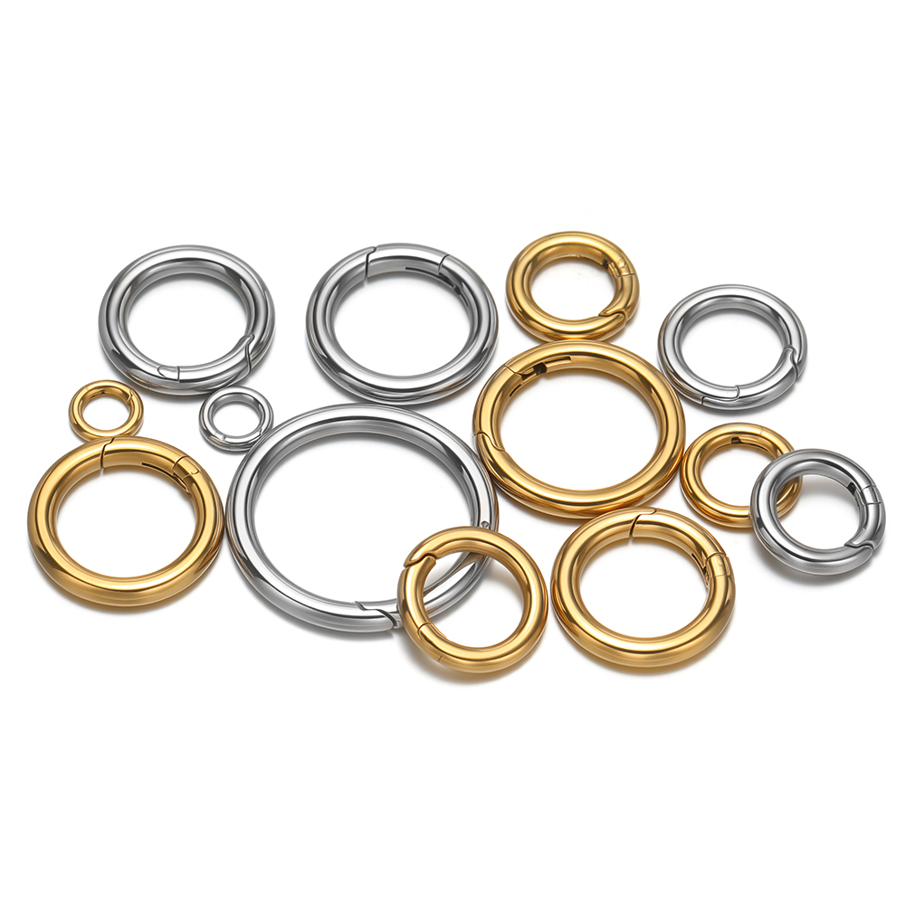 2Pcs/Lot Round Spring Clasps S - огляд і ціна Jewelry Making Kit For Adults