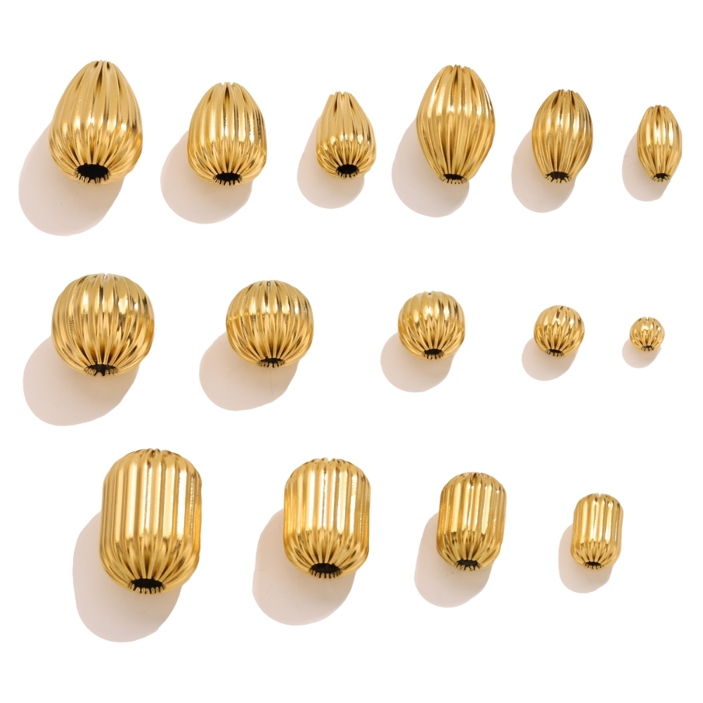 5PCS Stainless Steel 18K Gold  - огляд і ціна Jewelry Making Supplies Wholesale
