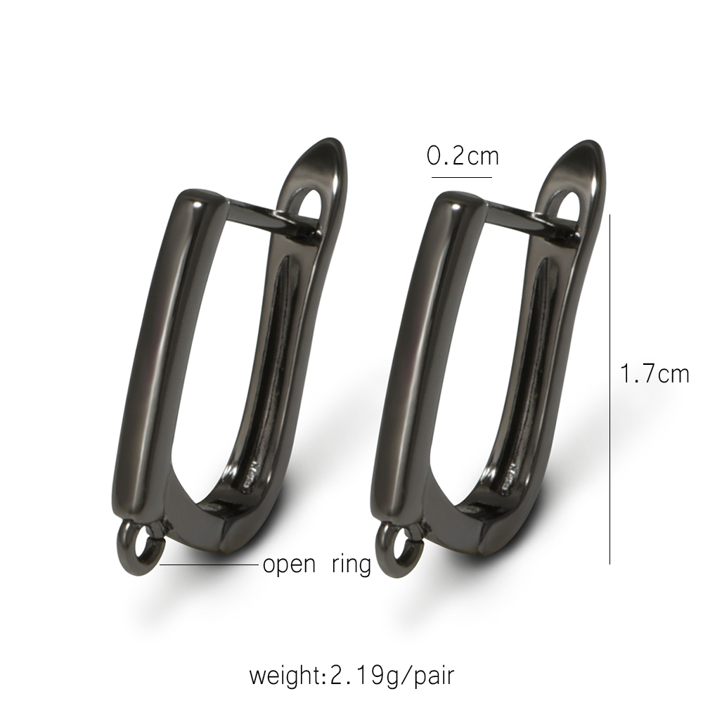 YANASI 1 Pair Gun Black  Brass - огляд і ціна Jewelry Making Kit For Adults
