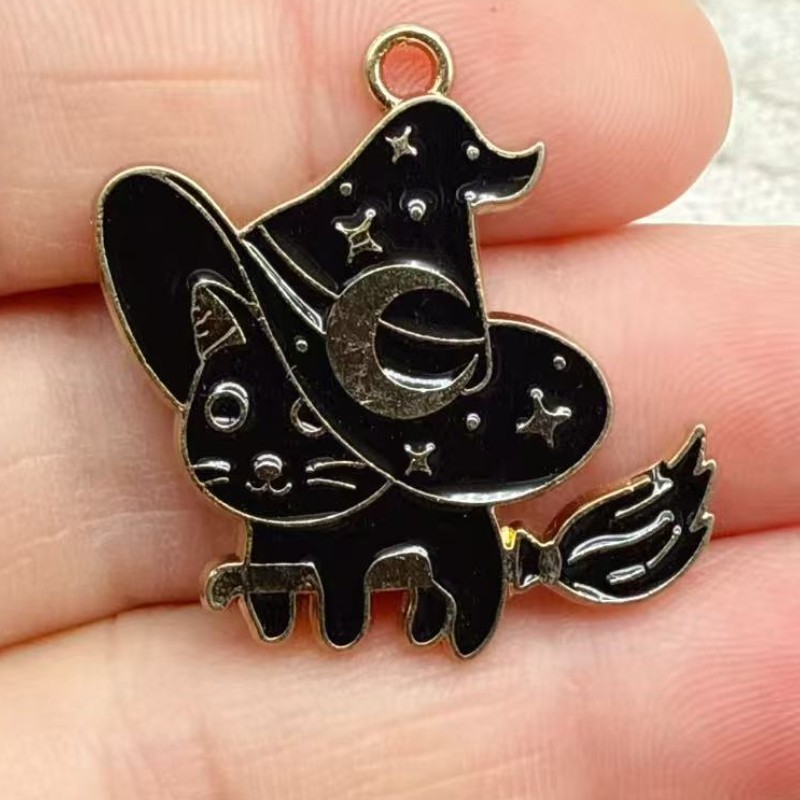 10pcs Original Alloy Enamel Bl - огляд і ціна Jewelry Making Charms