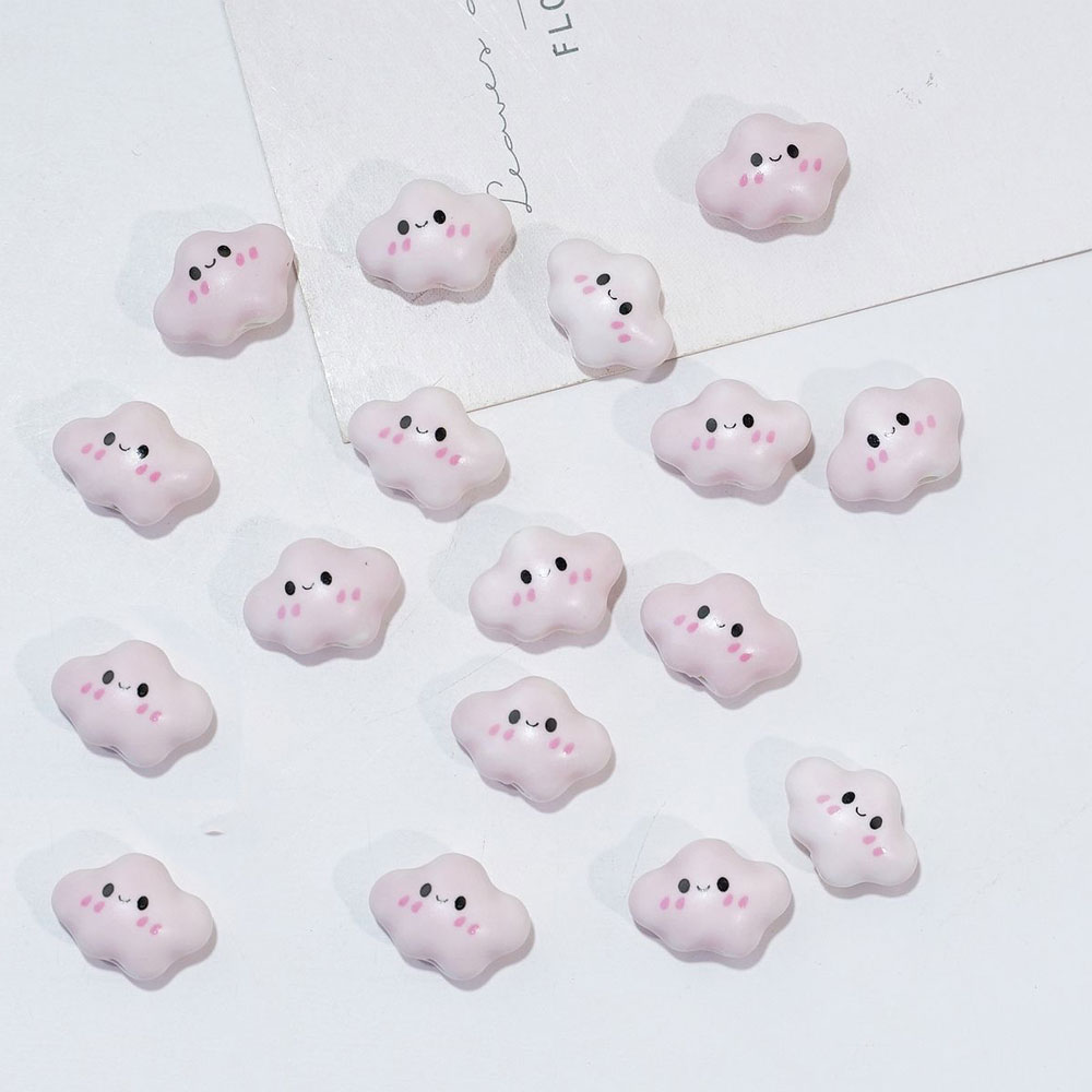 10pcs Colorful Chubby Smiling  - огляд і ціна Jewelry Making Event