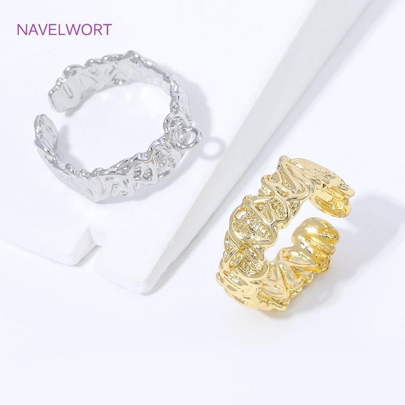 18K Gold Plated Brass Stripe O - огляд і ціна Jewelry Making Ring Tool