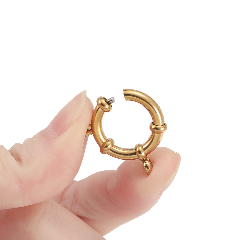 2pcs Stainless Steel Round Spr - огляд і ціна Jewelry Making Kit For Adults