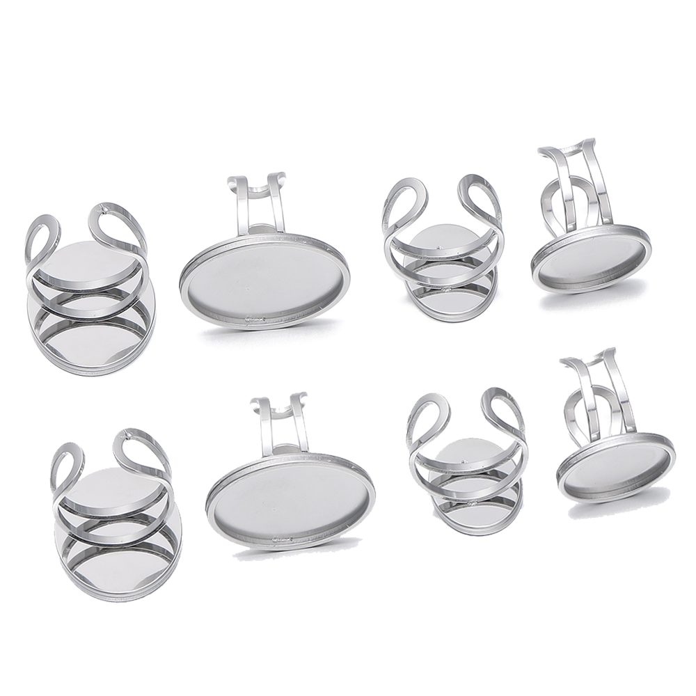 5Pcs/Lot Stainless Steel Open  - огляд і ціна Jewelry Making Ring Tool