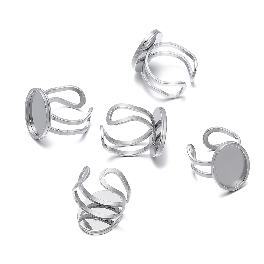 5Pcs/Lot Stainless Steel Open  - огляд і ціна Jewelry Making Ring Tool