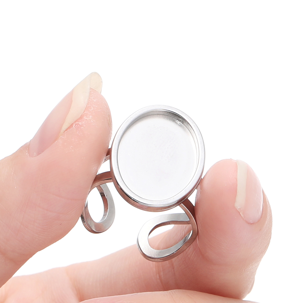 5Pcs/Lot Stainless Steel Open  - огляд і ціна Jewelry Making Ring Tool