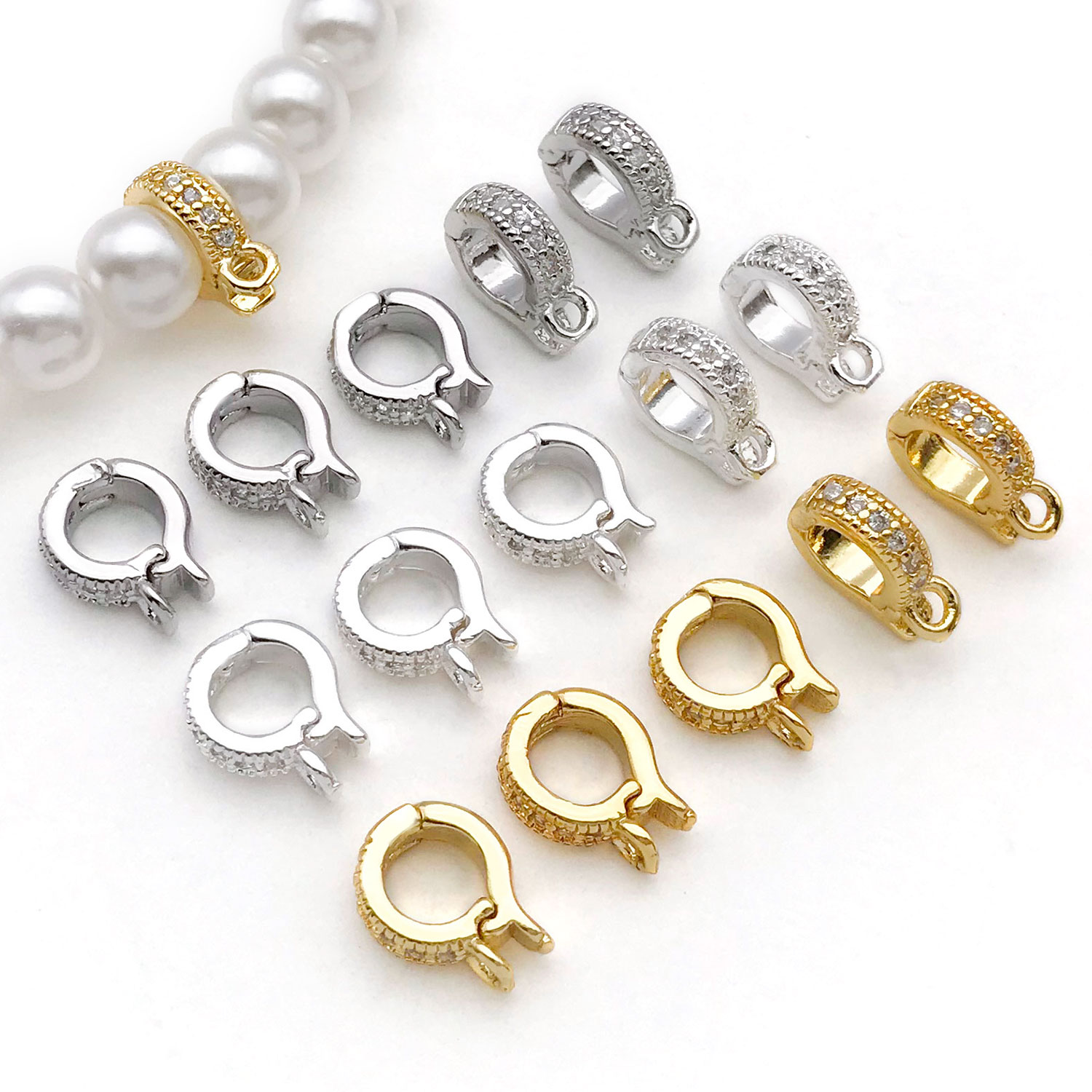 5pcs 18K Real Gold Plated Bras - огляд і ціна Jewelry Making Charms