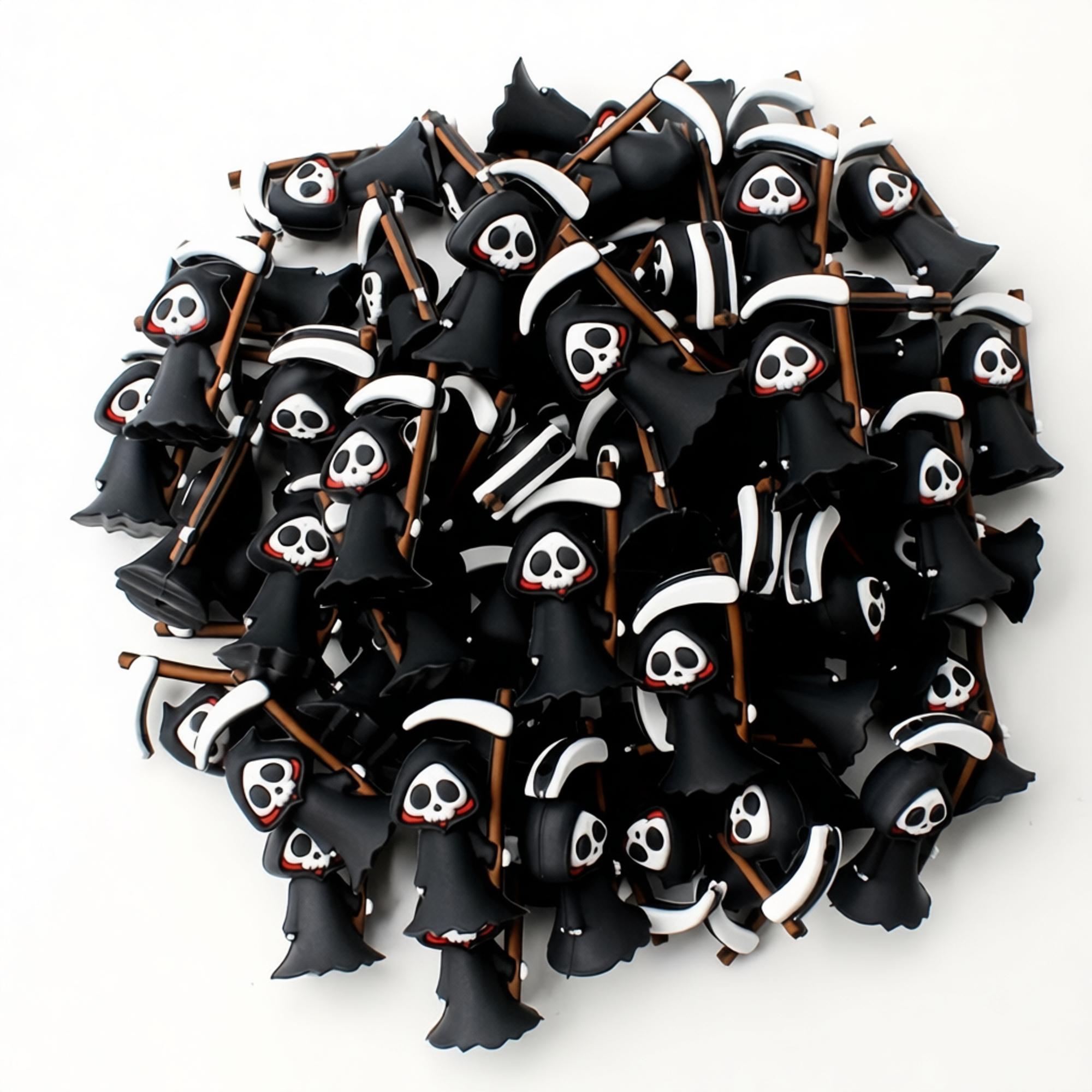 3D Silicone Beads Grim Reaper  - огляд і ціна Jewelry Making Event