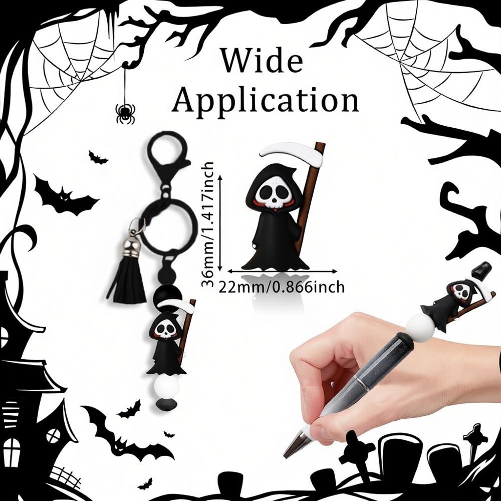 3D Silicone Beads Grim Reaper  - огляд і ціна Jewelry Making Event