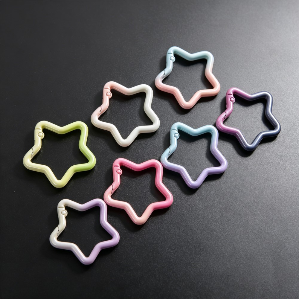 5PCS Gradient Star Shape Sprin - огляд і ціна Jewelry Making Charms
