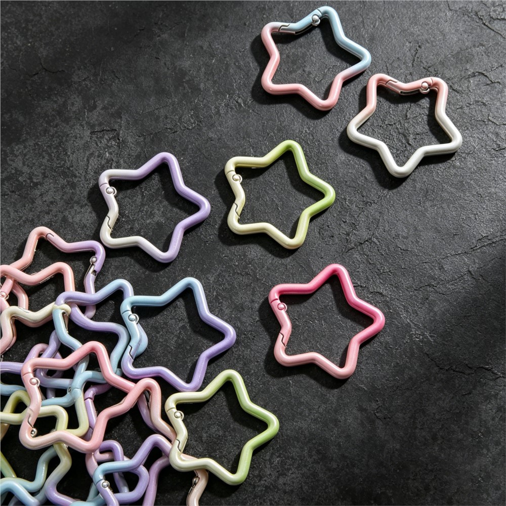 5PCS Gradient Star Shape Sprin - огляд і ціна Jewelry Making Charms